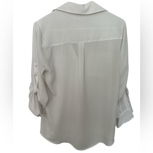 Express Portofino Elegant White Blouse - Picture 4 of 4